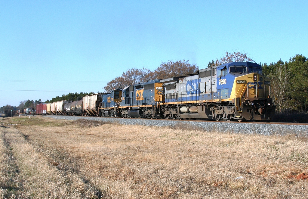 Q689 heading for Waycross